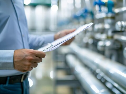 A professional consultant conducting a water audit at a commercial building