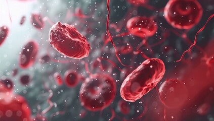 Microscopic View of Red Blood Cells