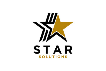 Obraz premium Creative Star logo concept