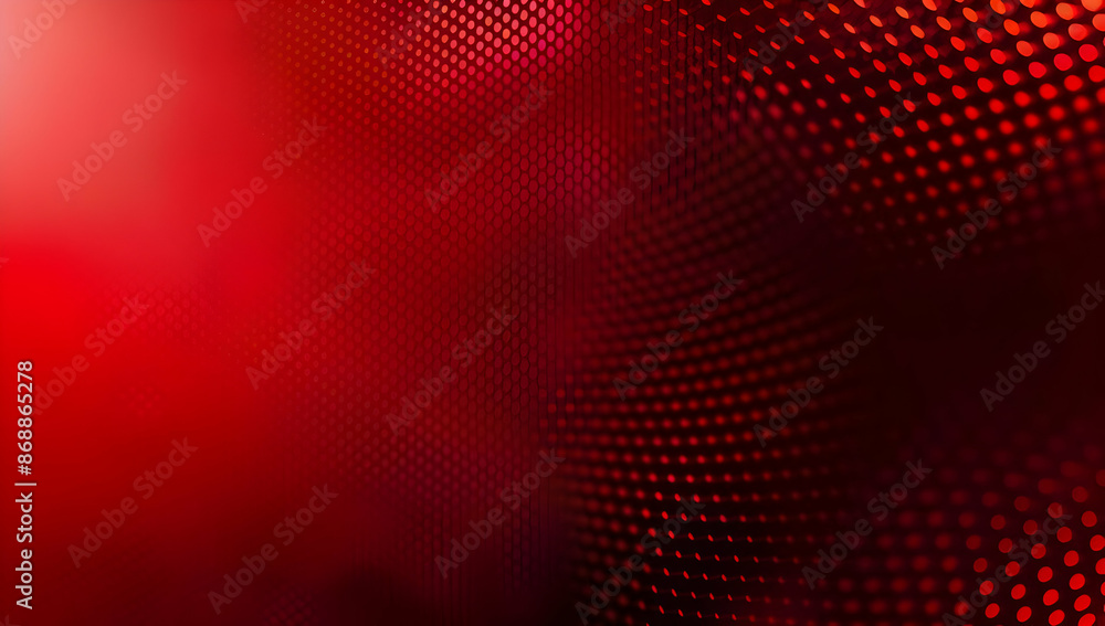 Poster abstract red background with gradient and dotted pattern, perfect for use in modern designs and digi