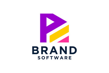Letter P Logo Template Design
