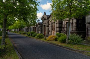 Fototapeta premium Le cimetière Miséricorde à Nantes