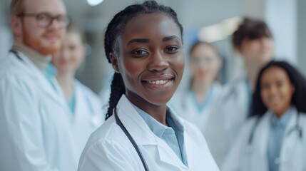 Dynamic Team of Confident Young Surgeons Ready for Procedure in Hospital - Expertise and Unity Reflected