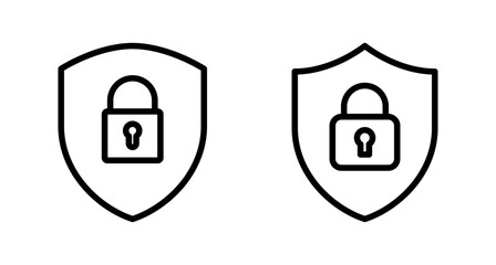 Security icon vector isolated on white background. protection icon. privacy. vpn