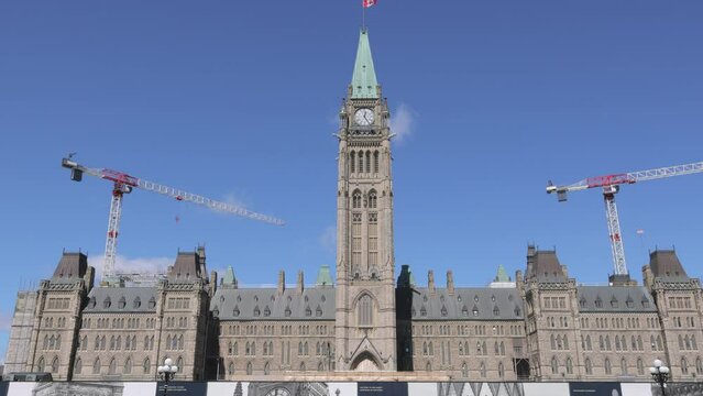The Parliament Building in Ottawa the capital of Canada located on Parliament Hill - Canada travel photography