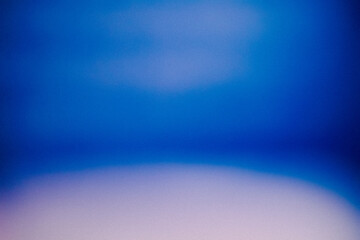 Grainy Blue color gradient abstract background, noise texture effect