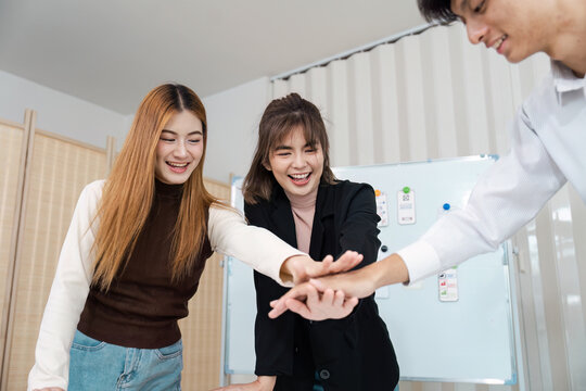 Creative UX UI Team Brainstorming for Startup Business Development and Innovation - Powered by Adobe