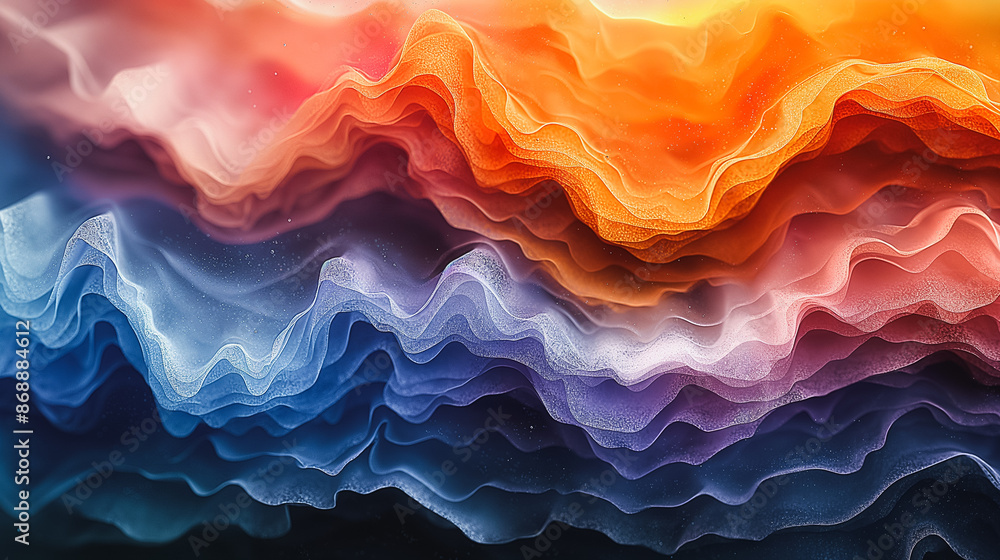Fototapete craft an engaging digital artwork featuring an abstract background texture with intricate 3d layers.