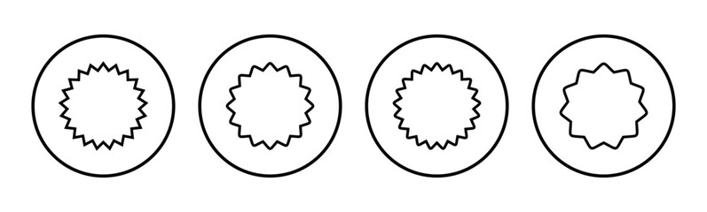 Badge icon set. Awards icon. Achieve. Stamp