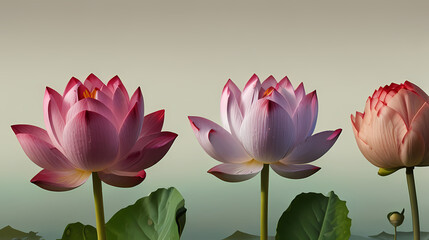 The Beauty of Lotus Flowers in Bloom