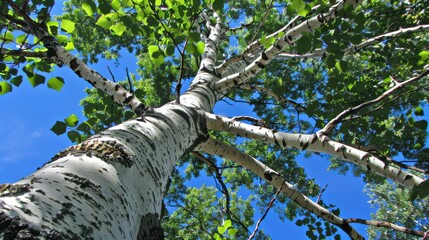 Fototapeta premium birch tree in the forest