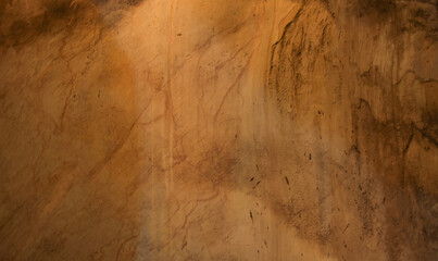 The cave walls are stalactites inside the cave. naturally beautiful