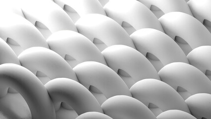 Obraz premium Abstract background illustration of lines,there is a coordination of white lines,3D rendering