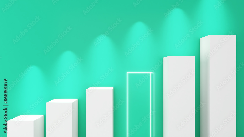 Poster abstract background of staircase walkway adding stairs to further the story of the journey.,3d rende