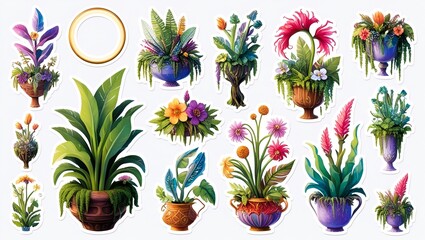 Magical Flora of Pandora 3D Sticker Collection