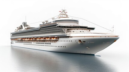 Luxury Cruise Ship on Calm Waters