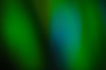 Grainy dark Green Color gradient abstract background, noise texture effect