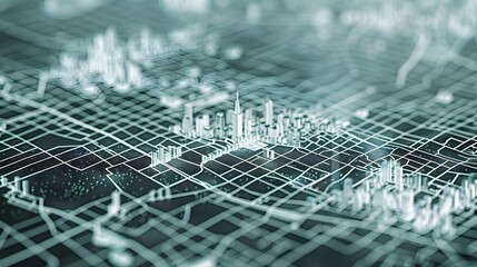 Obraz premium city building sketch