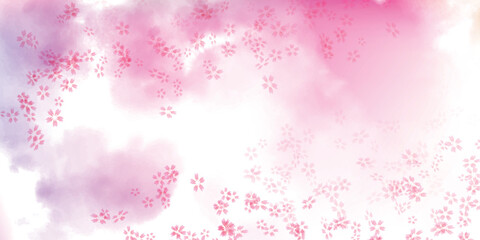 桜　春　ピンク　背景