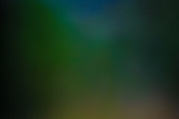 Obraz premium Grainy dark Green Color gradient abstract background, noise texture effect