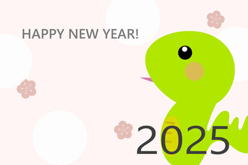 年賀状2025イラスト素材