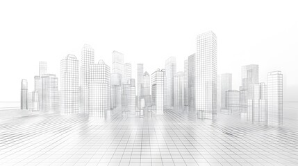 city building sketch