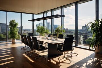 Obraz premium Interior of a modern office space