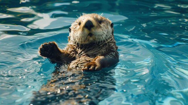 かわいいラッコ