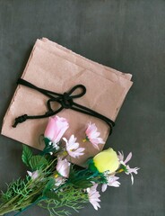 Bouquet of flower with blank space 
