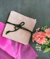 Bouquet of flower with blank space 