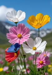 Vibrant Floral Bouquet in Nature