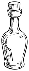 poison handdrawn illustration