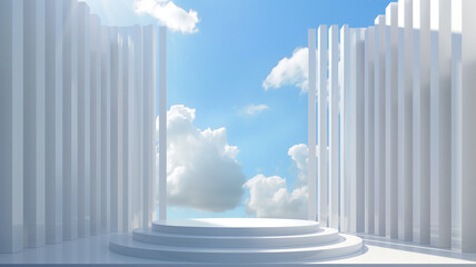 Obraz premium door to the sky