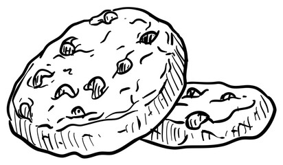 cookies handdrawn illustration