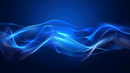 audio chart on blue background