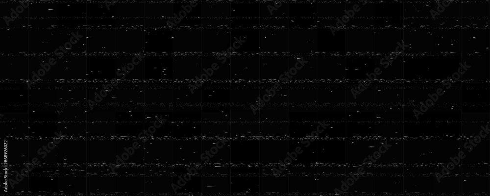 Poster static white noise lines texture. glitch vhs pixel noise stripes wallpaper. lost or bad tv signal. r
