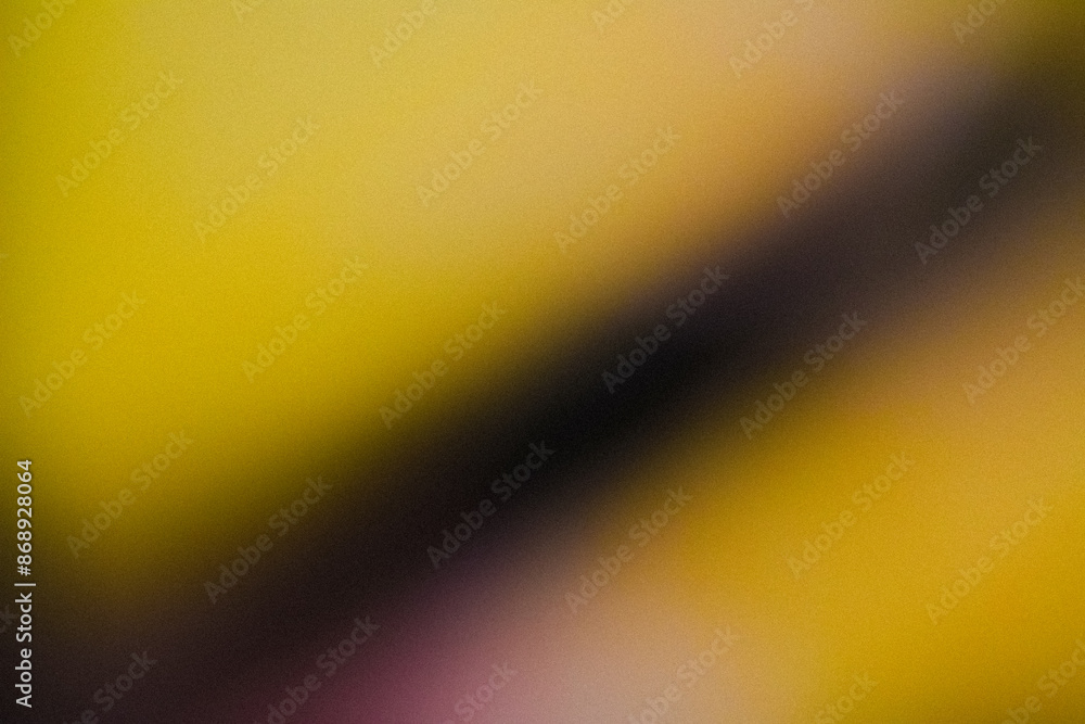 Poster grainy dark yellow color gradient abstract background, noise texture effect