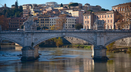 Fototapeta premium the city of Rome and its ancient streets
