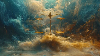 Golden Scales of Justice in a Cosmic Burst