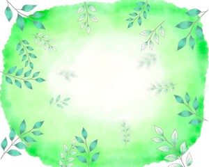 新緑の夢 フレーム的な背景