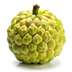 Fototapeta premium Custard apple fruit isolated on white background.