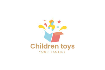 toys logo vector icon illustration