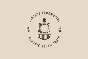 locomotive logo vector icon illustration © Dyn Studio