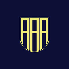 aaa letter logo design