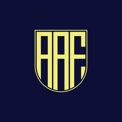 aaf letter logo design