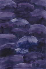 Abstract Minimalistic Geometric Pattern Art in Muted Pantone Tones Calming Zen Nordic Scandinavian Bohemian Watercolor