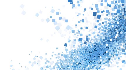 blue pixel on white background