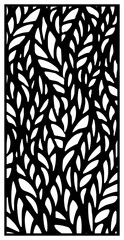 vector laser cutting partition, fence and facade motifs