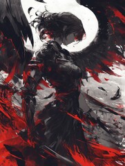 Naklejka premium scary demon