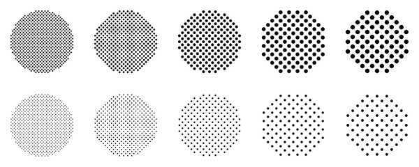 丸　水玉　ドット　黒　あしらい　セット